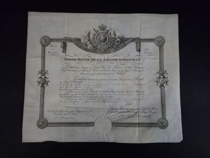 null Légion D'honneur
Brevet de la Légion d'honneur remis à François Brullo. 1 page...