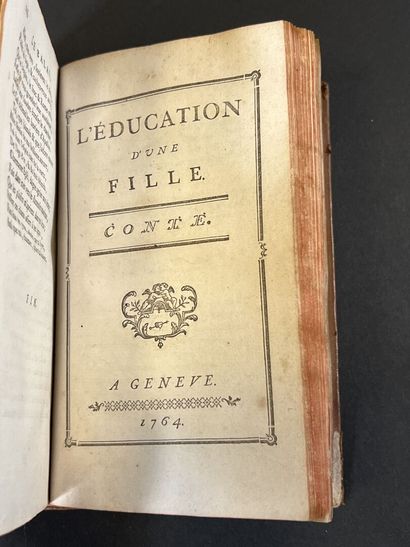 null [VOLTAIRE] - L'Education d'une fille. Conte. Genève, 1764. In-12, 8 pp., texte...