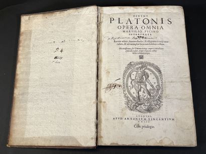 PLATON - Divini Platonis Opera omnia Marsilio...