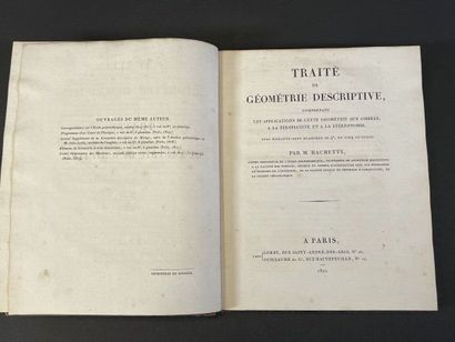 HACHETTE, Jean Nicolas Pierre - Traité de...