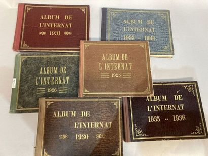 Six medical internship albums circa 1930.
Worn.

A...