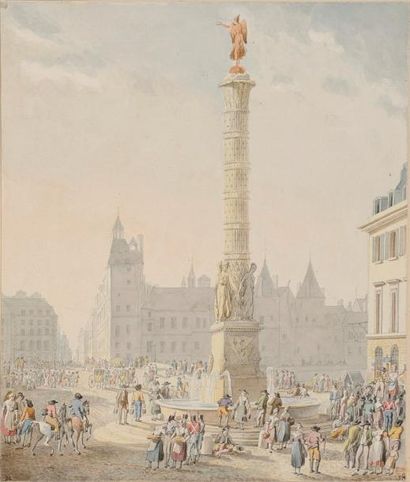 Félicie MEUNIÉ d'après Pierre-François-Léonard FONTAINE (Pontoise 1762 - Paris 1853)