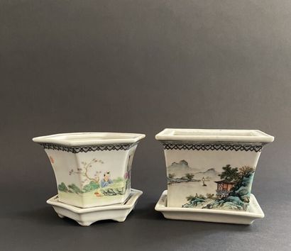 CHINA, late 19th, early 20th century.
Two...