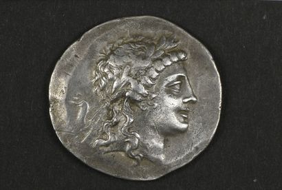Aeolian - Myrhina (circa 160 B.C.).
Tetradrachm...