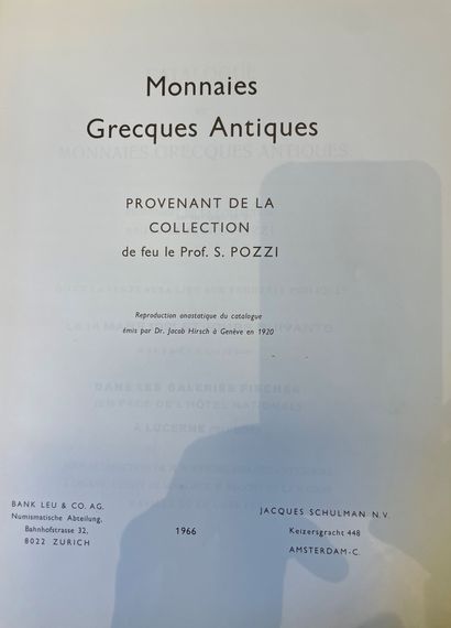 null Monnaies grecques, lot de 5 ouvrages :
- B. V. Head, Historia Numorum, 1977...