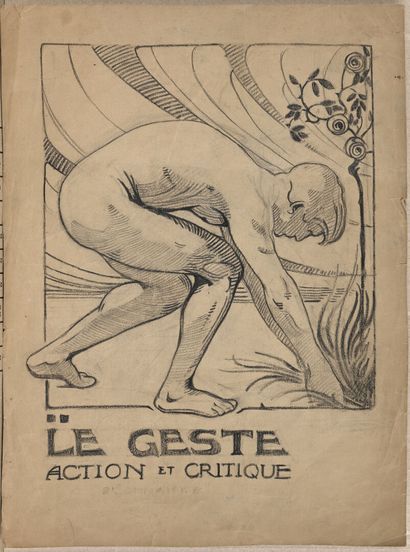 Attribué à René MAGRITTE (1898-1967)
Le Geste...