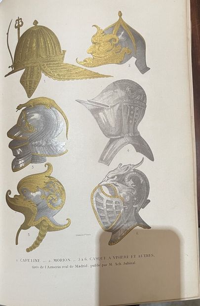 null LACROIX Paul (1806-1884), Les Arts au Moyen-Âge, color illustrations, fair condition,...