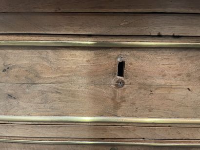 null Chest of drawers with two drawers on two rows and a writing desk in natural...