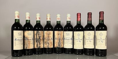 null 24 bottles including :

- 5 Château ROLLAN de BY Médoc 2000, 4 base bottles,...