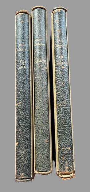 null Three Paul GERALDY volumes. 
Half-bound in slipcase.