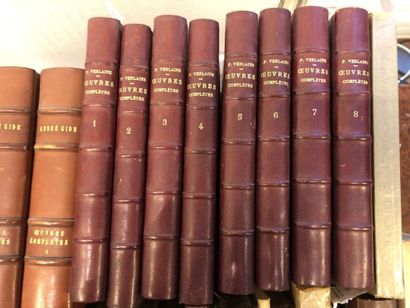 null Lot of miscellaneous bound books, mainly literature (Courteline, Gide, Verlaine...