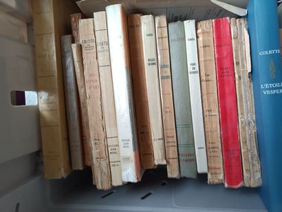 null Large lot of books, mainly by Madame COLETTE. 
Accidents.
Three boxes.

Sold...