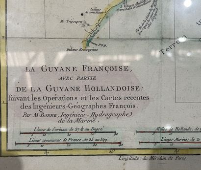 null Map of French Guiana.
Late 17th century.
Unbound.
34 x 24 cm avue