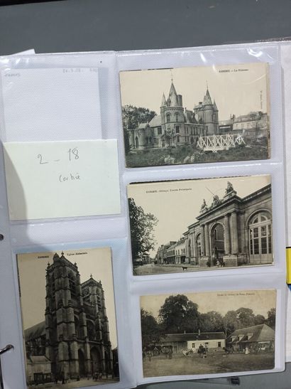 null Set of 3 albums of postcards, views of various French castles.
Approx. 600 postcards.
Some...