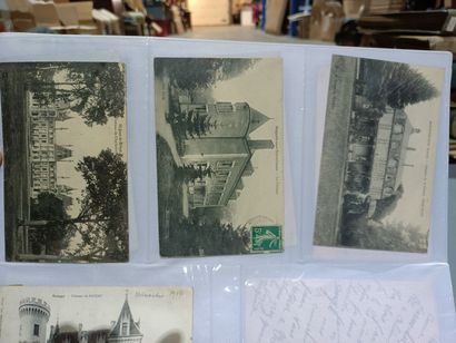 null Set of 3 albums of postcards, views of various French castles.
Approx. 600 postcards.
Some...