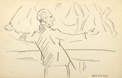 Louis Eduardo de LA ROCHA (1888-) Le chef d'orchestre, Furtwängler Pablo Casals au...