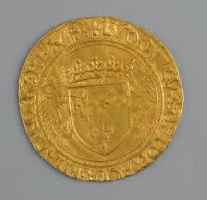 null LOUIS XII (1498-1514). Écu d'or au porc-épic. Bayonne. (Dy. 655, L. 598). 3,41...