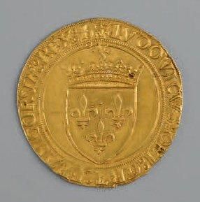null Écu d'or au soleil. Bourges. (1506-1514). (Dy. 647, L. 592). 3,46 g. Très Beau....