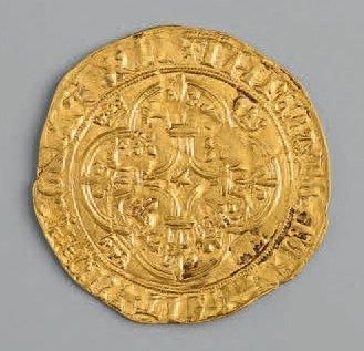 null Écu d'or à la couronne. 2ème ém. (Dy. 369A, L. 378). 3,33 g. Tranche irrégulière....