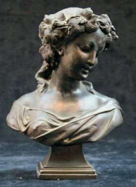 null Jeune bacchante Épreuve en bronze, h.: 20 cm