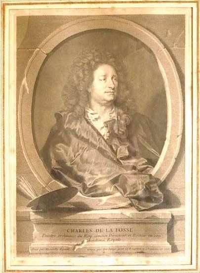 DUCHANGE d'après Hyacinthe Rigaud Portrait de « Charles de la Fosse, peintre ordinaire...