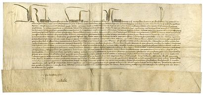 null [CHARLES VII [Paris, 1403 - Mehun-sur-Yèvre, 1461], roi de France.] Manuscrit....