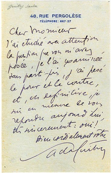 GUITRY Sacha [Saint-Pétersbourg, 1885 - Paris, 1957] Acteur, auteur dramatique et...