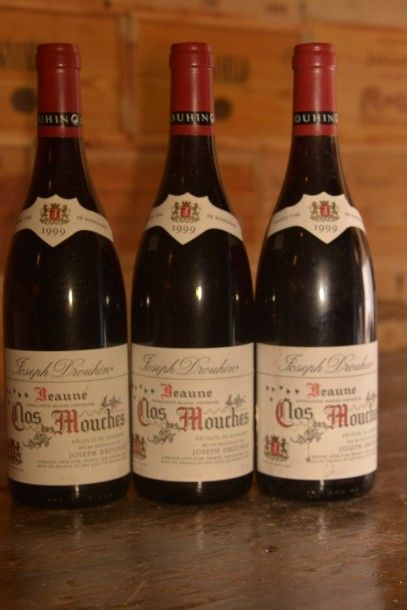 null 3 Bouteilles Beaune Clos des Mouches 1999 Joseph Drouhin