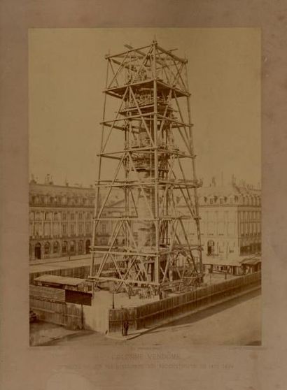 Charles-François BOSSU, dit MARVILLE (1813-1879) Paris, 1873-1874 Colonne Vendôme...