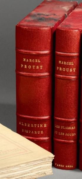 PROUST, Marcel Albertine disparue. Paris, Ed. de la Nouvelle Revue Française, 1925....