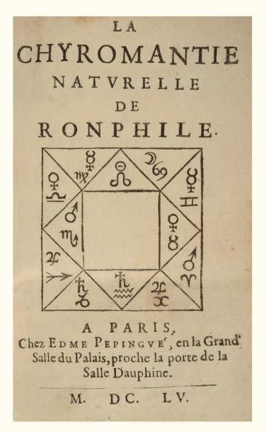 [RAMPALLE, Jean-Antoine], en religion le P. Pierre de Saint- André La Chyromantie...
