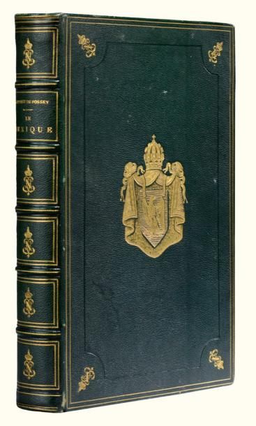 FOSSEY, Mathieu de Le Mexique. paris, H. Plon, 1857. In-8, VIII, 581 pp., qqs. rouss.,...