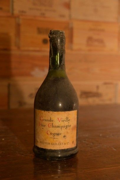 null 1 Bouteille Grande Vieille Fine Champagne Cognac Rouyer-Guillet & Cie, étiquette...
