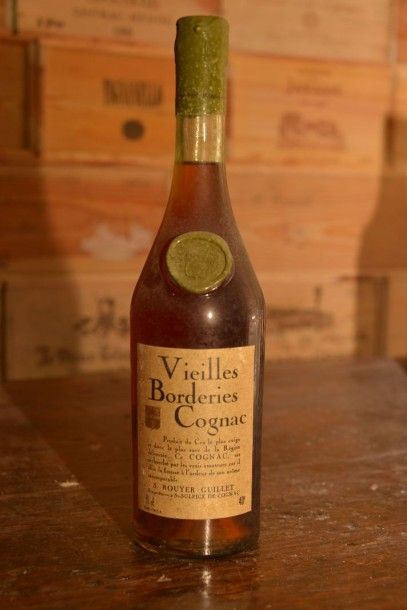 null 1 Bouteille Vieilles Borderies Cognac Rouyer-Guillet, étiquette très légèrement...