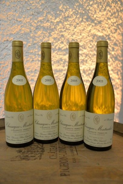 null 4 Bouteilles Chassagne Montrachet 1er Cru La Boudriotte 2005 Blain-Gagnard.