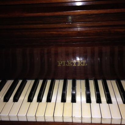 null Piano quart de queue de marque Pleyel daté 1876 et signé par César Franck.
Longueur...