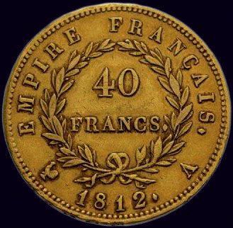 null Napoléon Ier (1804-1814) 40 francs 1812 Paris, G.1084 TB