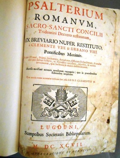 null Livre de psaumes 1697 (manques)