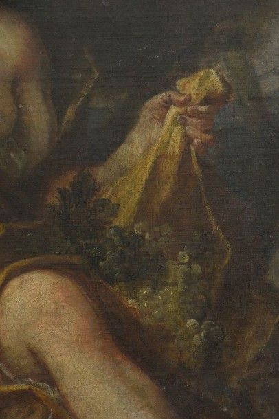 Attribué à Girolamo TROPPA (1630 - 1710) 
Allégorie de l'Automne
Toile.
130,5 x 165...