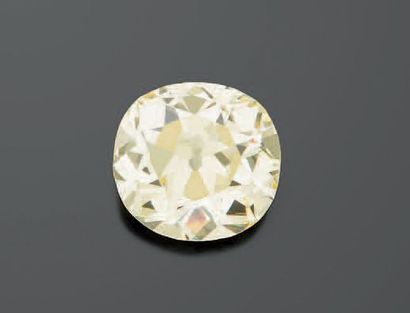 null Bracelet «jonc» ouvrant en or jaune 18K (750°/00) orné d'un diamant
Fancy «jaune...