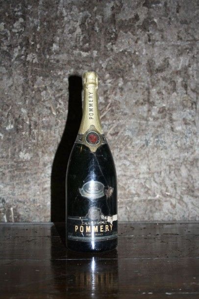 1 Magnum Champagne Pommery Brut Royal, étiquette...
