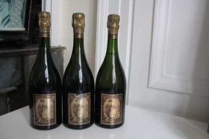 3 Bouteilles Champagne Pommery Cuvée Louise...