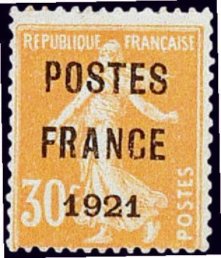 null FRANCE PRÉOBLITÉRÉ N°35-30c orange POSTE FRANCE 1921, neuf sans gomme.
RARE