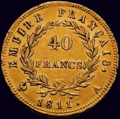 null Napoléon (1804-1814).
40 francs 1811 Paris.
TB