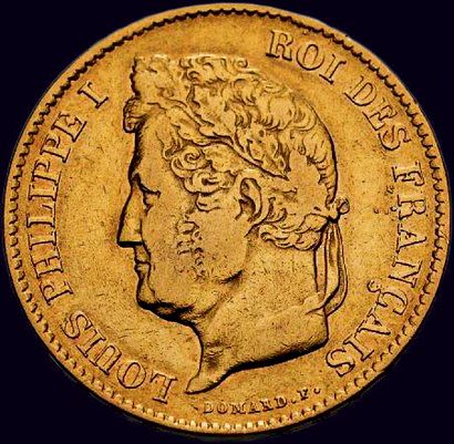 Louis-Philippe (1830-1848).
40 francs 1834...