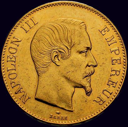 Napoléon III (1853-1870).
100 francs tête...