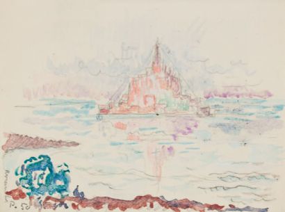 Paul SIGNAC (1863-1935) 
Illustrations pour les «Mémoires d'un touriste» de Stendhal...