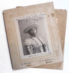 Trois portraits dédicacés, Mexico, 1909.