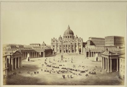 null Album Ricordo di Roma, Quirinale, Piazza Agonale (vulg. Navona), fin des années...