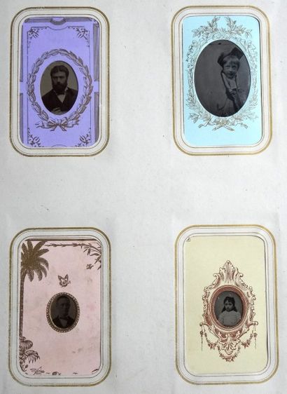 null American Tintypists
Album de cartes de visite américaines, USA, années 1860.
Cent...